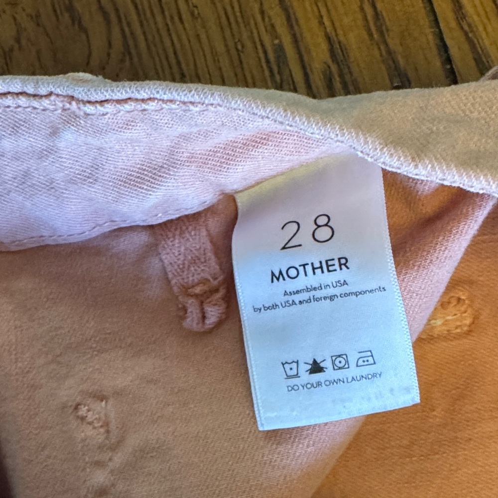 MOTHER Peach Flare Jeans - Picture 5 of 7